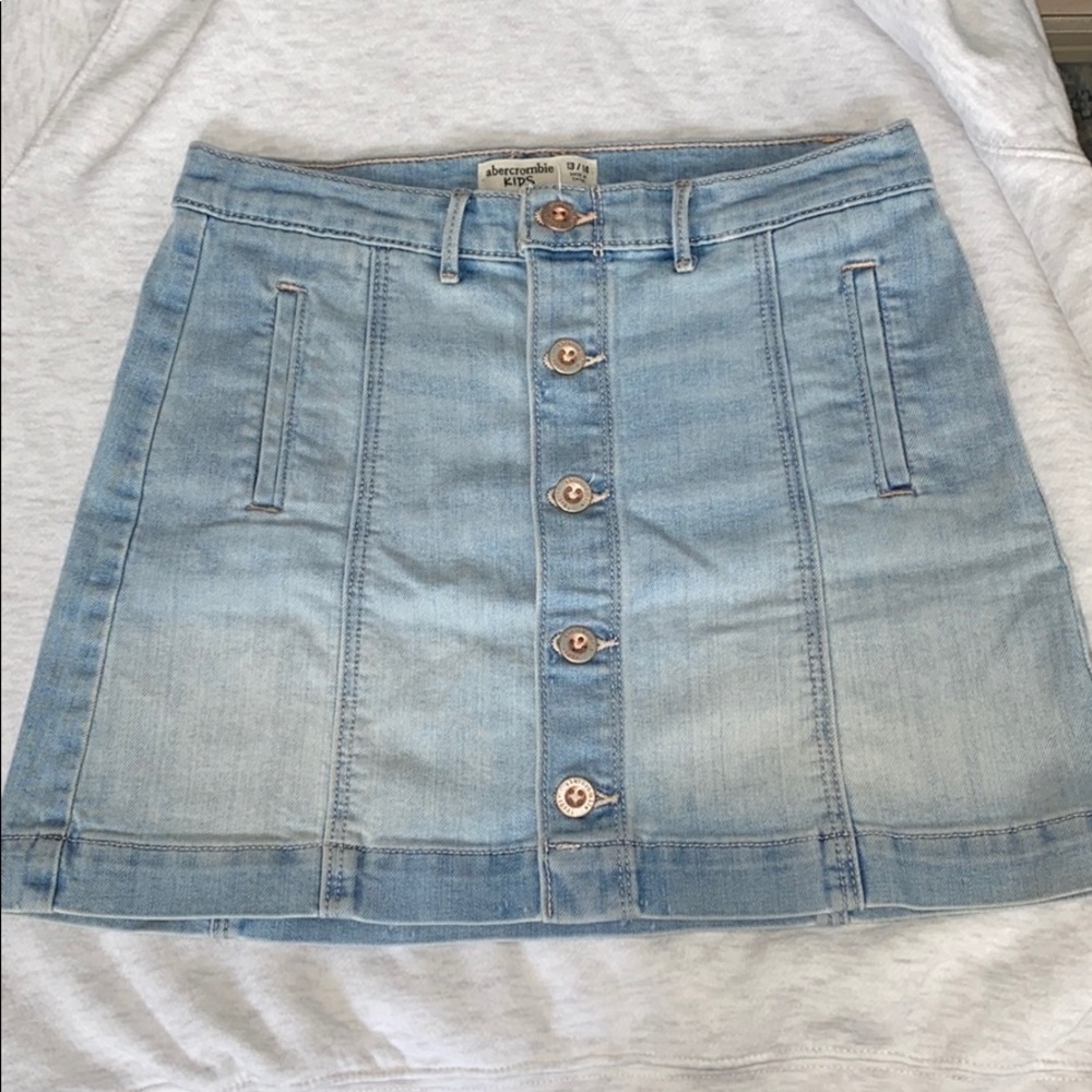 Abercrombie kids denim skirt